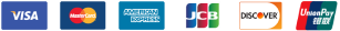 Accepted Credit Cards via Stripe