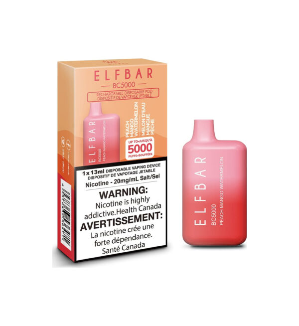 Elf Bar BC5000 - Peach Mango Watermelon