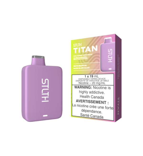 STLTH TITAN - WHITE GRAPE ICE